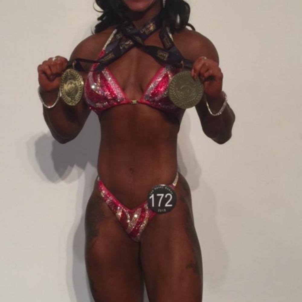 Figure competition bikini suit physique fitness
